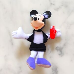 RARE! Vintage Disney House Of Mouse Minnie Mouse Plush And Vinyl Doll.
